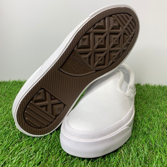 converse one star cc slip on white